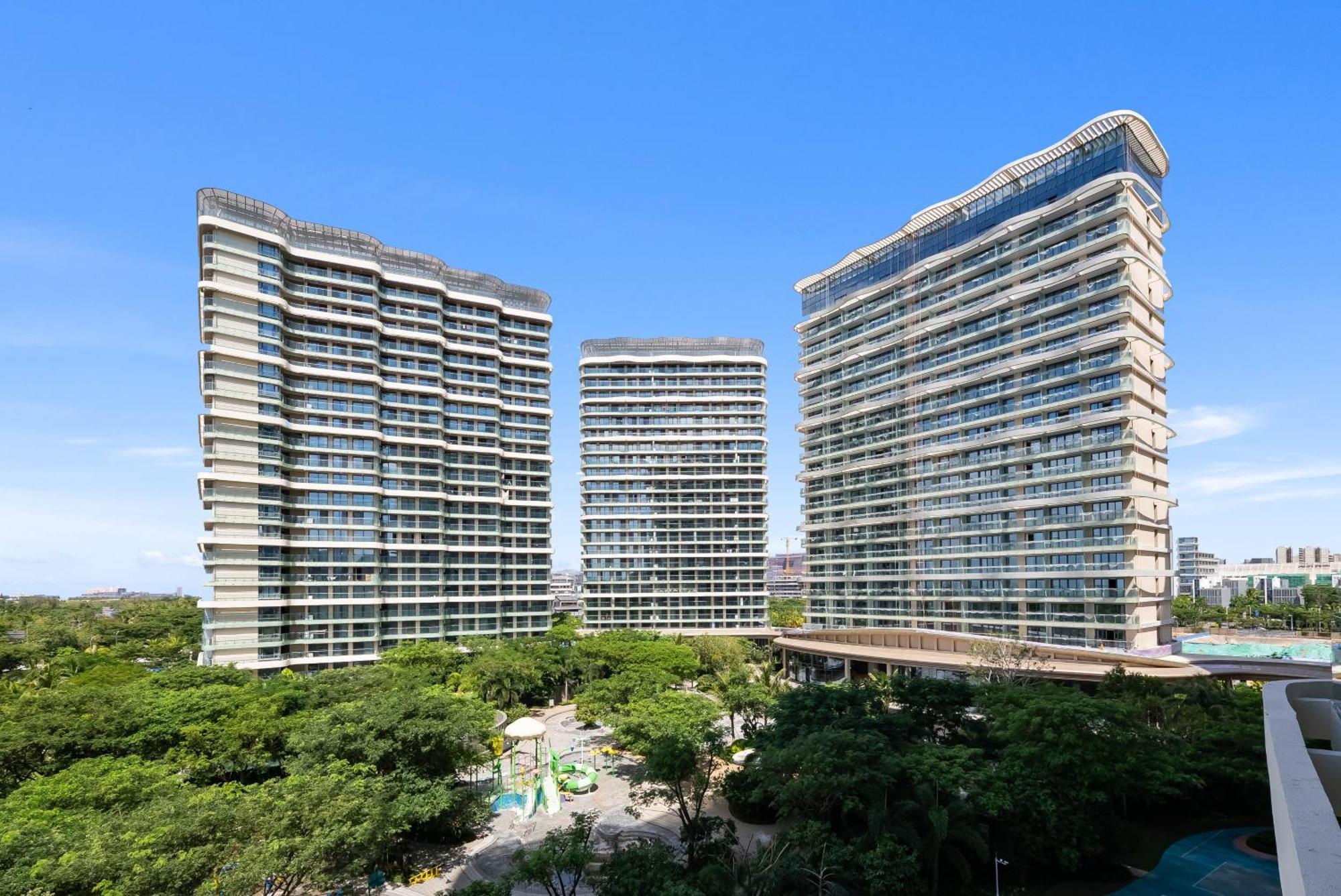 Puhai Sea View Apt By Hailan Tour At Sanya Yazhou Bay#Only 100 Meters To Beach And Sea Swimming Area Eksteriør billede