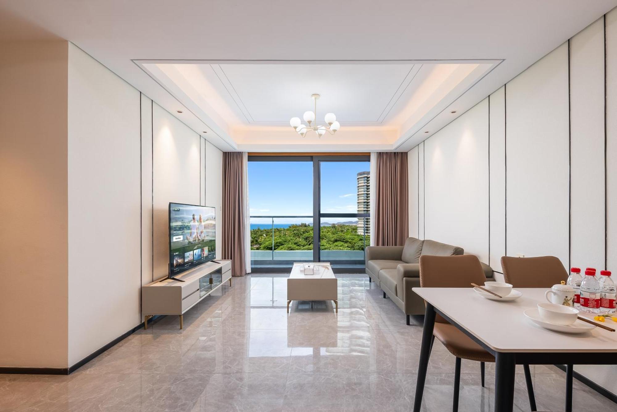 Puhai Sea View Apt By Hailan Tour At Sanya Yazhou Bay#Only 100 Meters To Beach And Sea Swimming Area Eksteriør billede