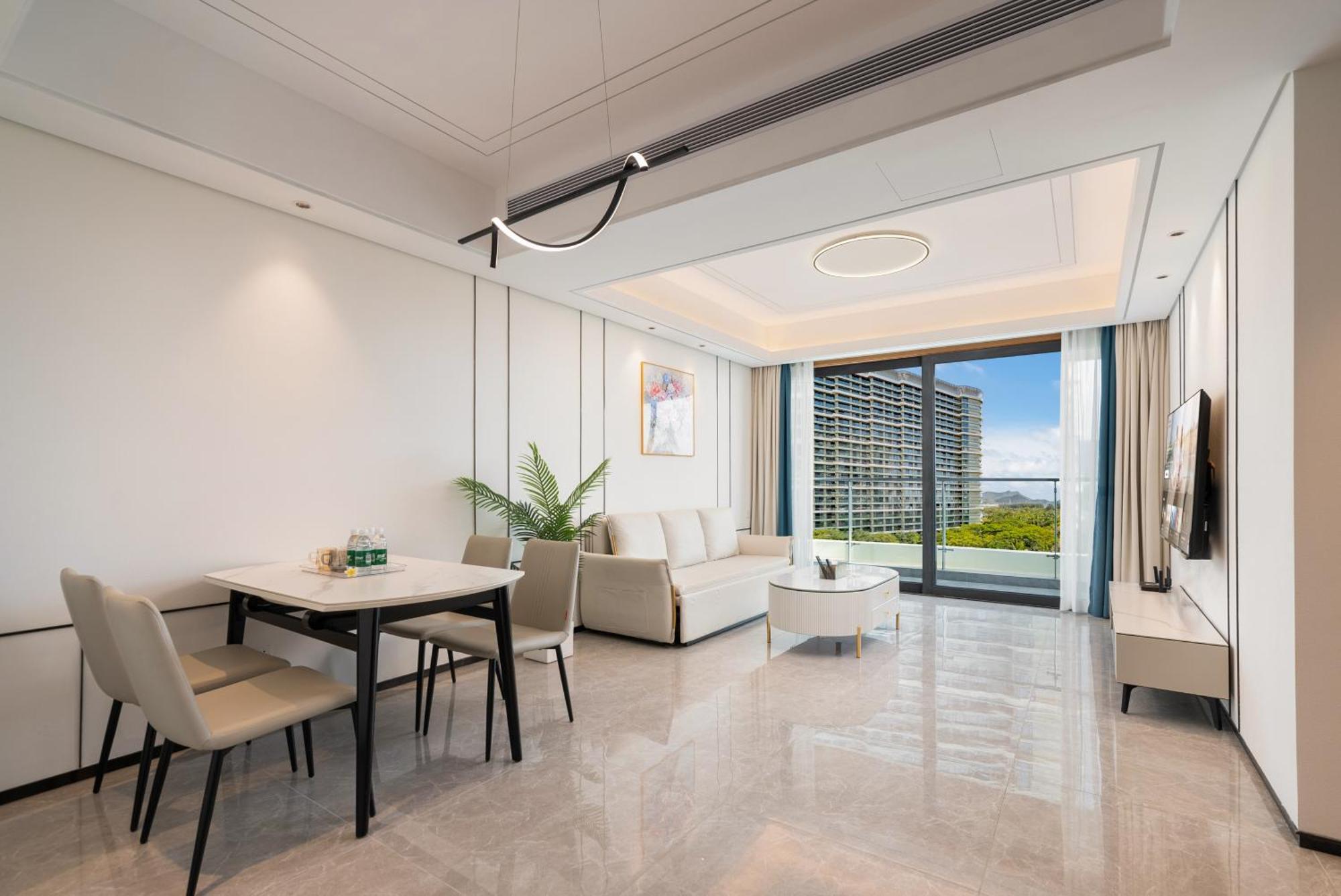 Puhai Sea View Apt By Hailan Tour At Sanya Yazhou Bay#Only 100 Meters To Beach And Sea Swimming Area Eksteriør billede