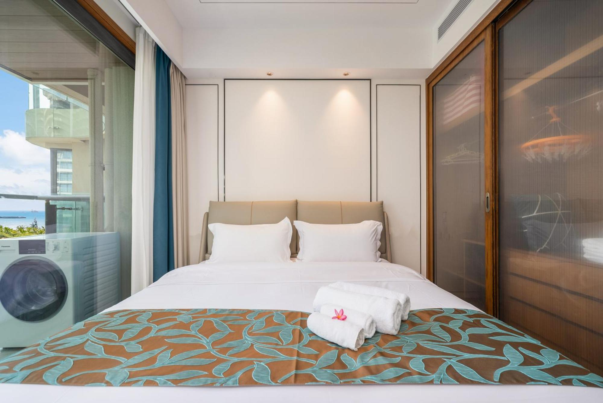 Puhai Sea View Apt By Hailan Tour At Sanya Yazhou Bay#Only 100 Meters To Beach And Sea Swimming Area Eksteriør billede
