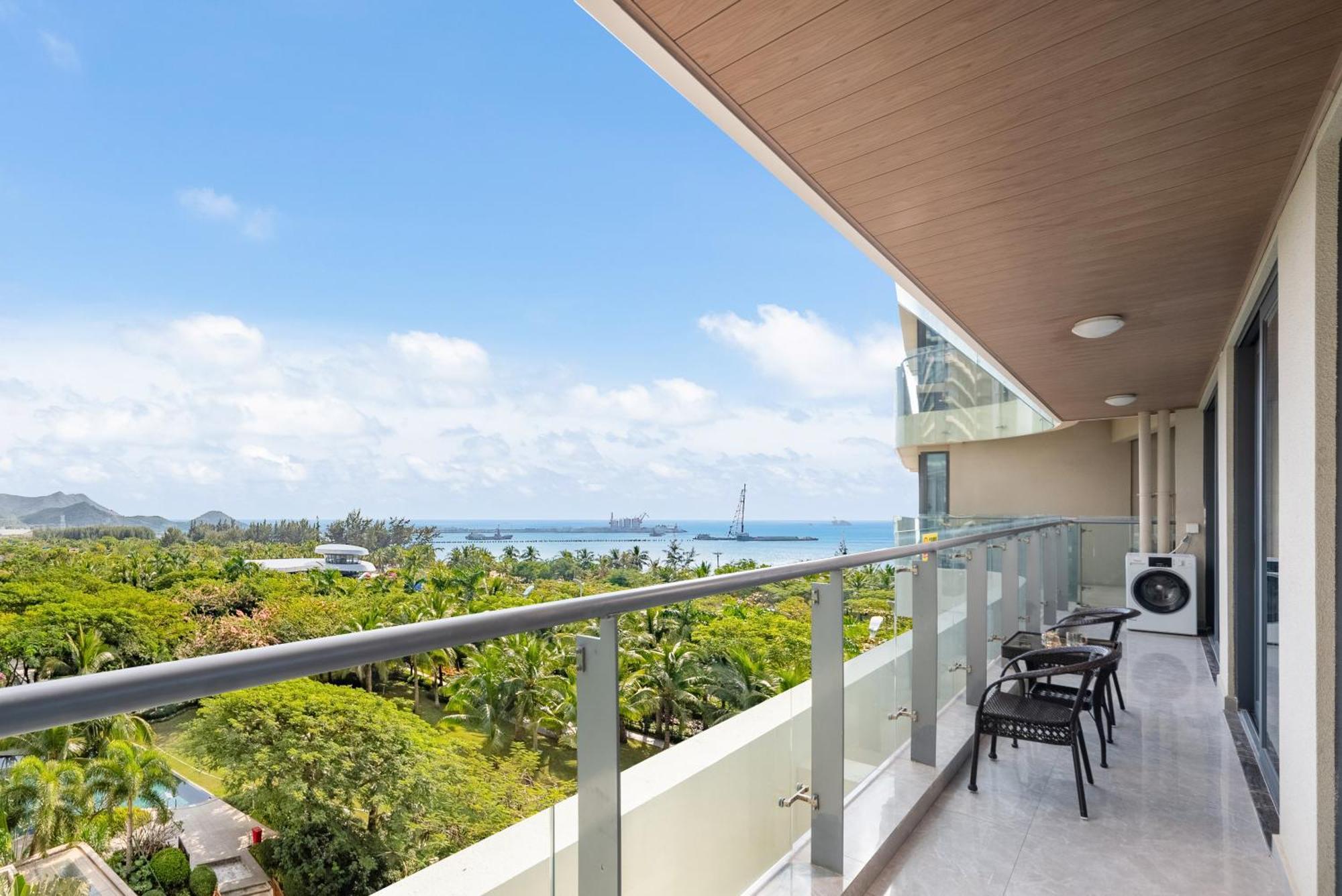 Puhai Sea View Apt By Hailan Tour At Sanya Yazhou Bay#Only 100 Meters To Beach And Sea Swimming Area Eksteriør billede
