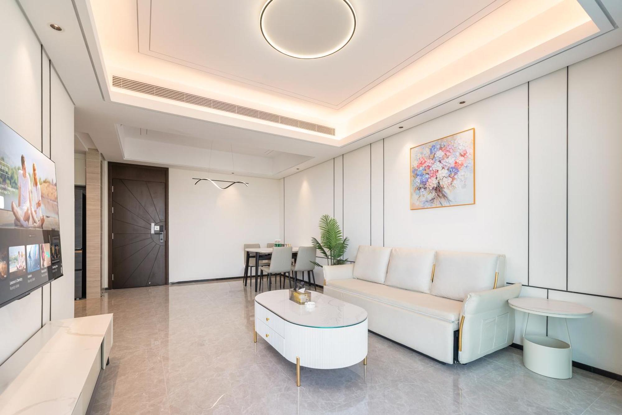 Puhai Sea View Apt By Hailan Tour At Sanya Yazhou Bay#Only 100 Meters To Beach And Sea Swimming Area Eksteriør billede