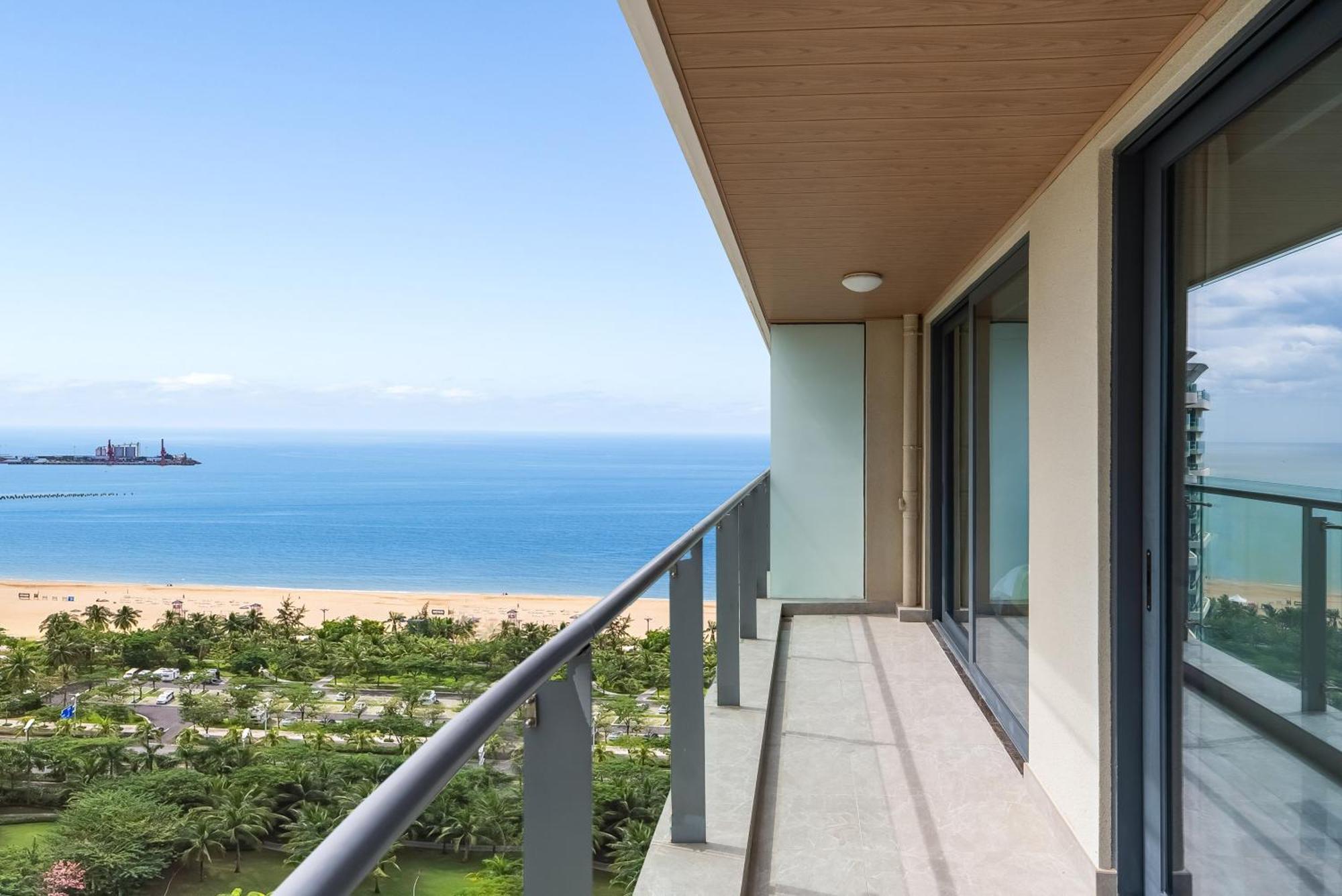 Puhai Sea View Apt By Hailan Tour At Sanya Yazhou Bay#Only 100 Meters To Beach And Sea Swimming Area Eksteriør billede