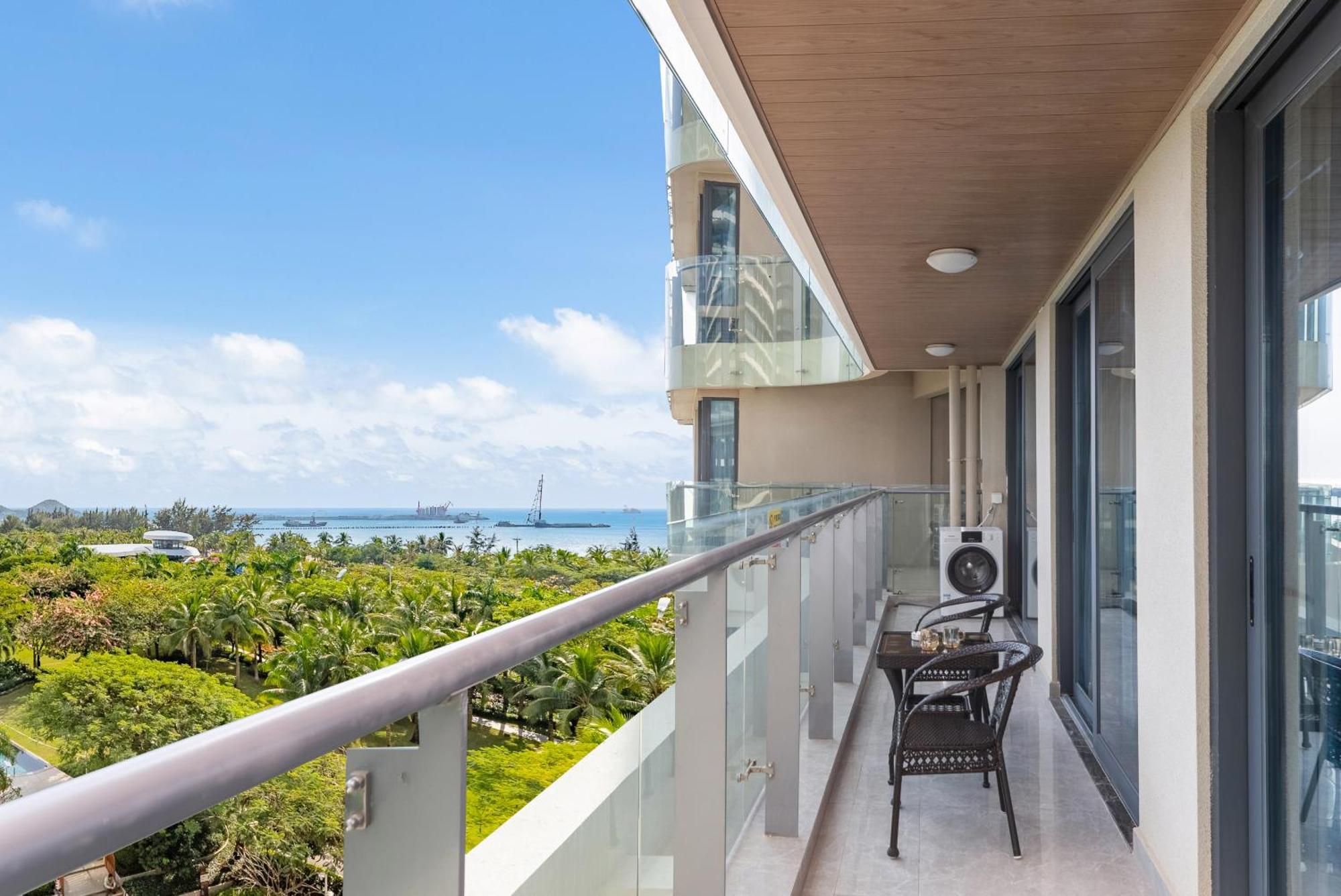 Puhai Sea View Apt By Hailan Tour At Sanya Yazhou Bay#Only 100 Meters To Beach And Sea Swimming Area Eksteriør billede
