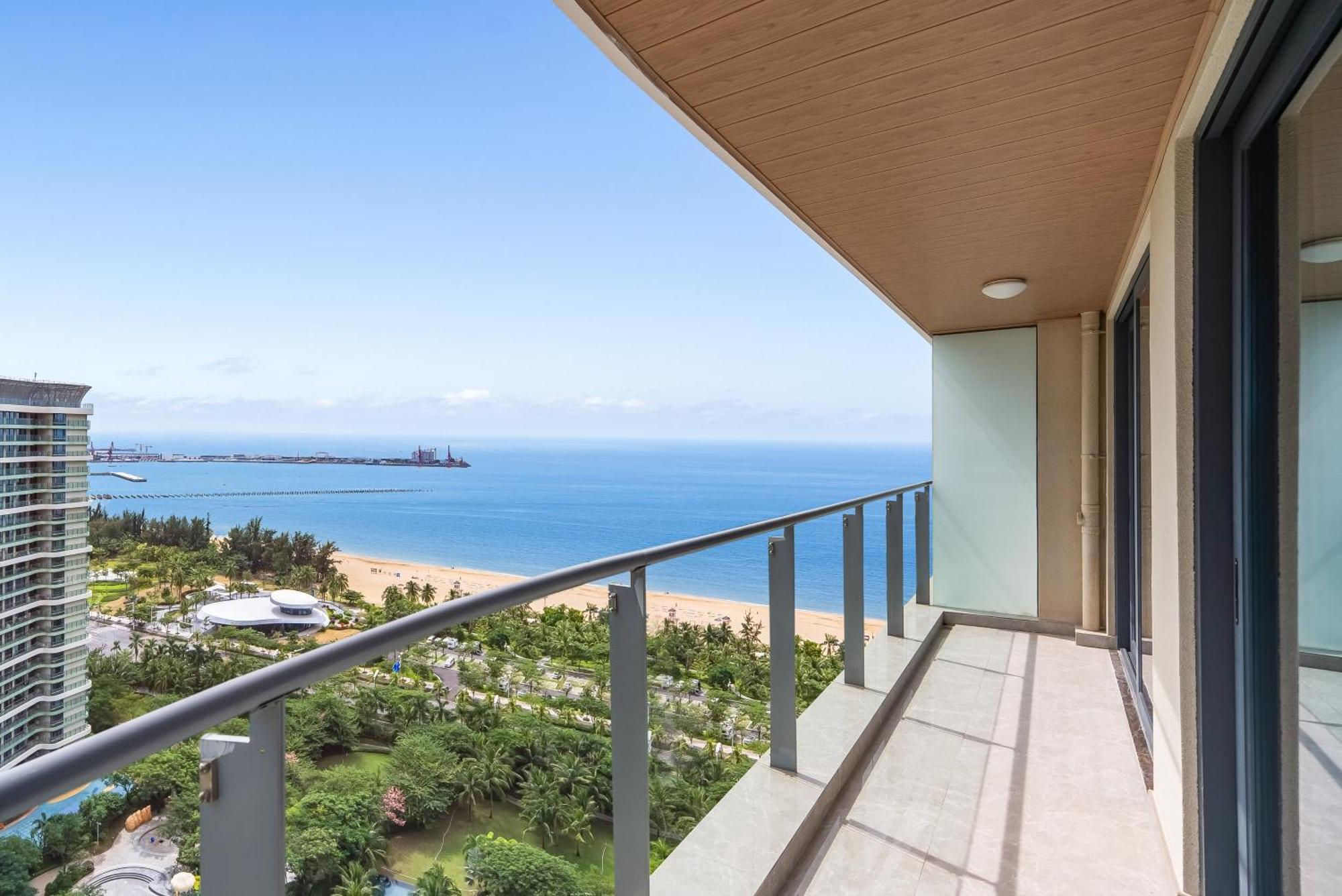 Puhai Sea View Apt By Hailan Tour At Sanya Yazhou Bay#Only 100 Meters To Beach And Sea Swimming Area Eksteriør billede