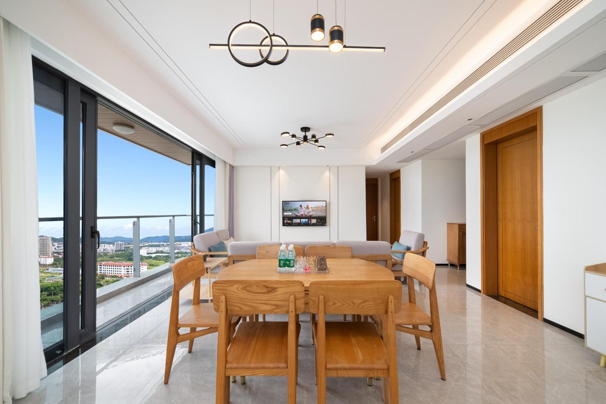 Puhai Sea View Apt By Hailan Tour At Sanya Yazhou Bay#Only 100 Meters To Beach And Sea Swimming Area Eksteriør billede