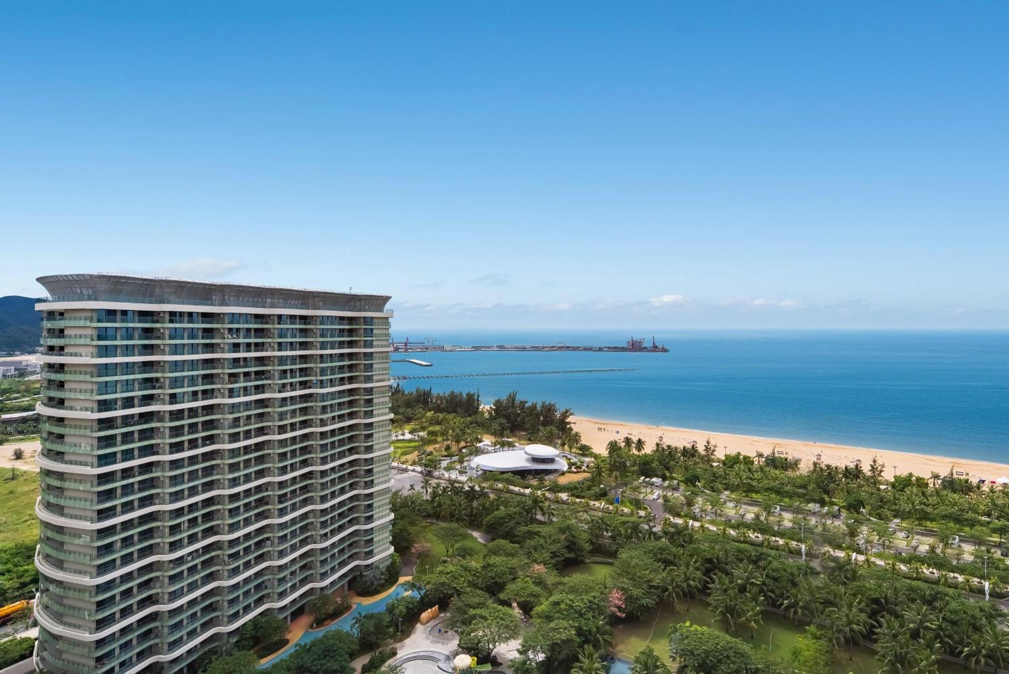 Puhai Sea View Apt By Hailan Tour At Sanya Yazhou Bay#Only 100 Meters To Beach And Sea Swimming Area Eksteriør billede