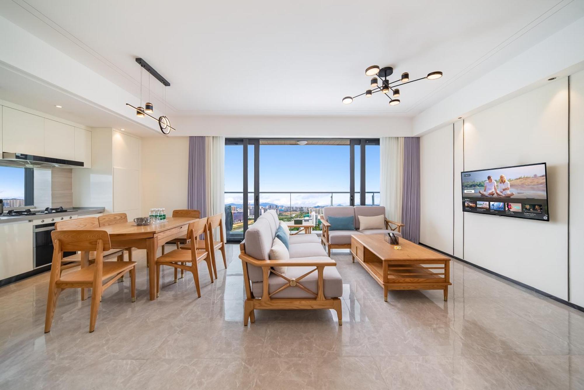 Puhai Sea View Apt By Hailan Tour At Sanya Yazhou Bay#Only 100 Meters To Beach And Sea Swimming Area Eksteriør billede