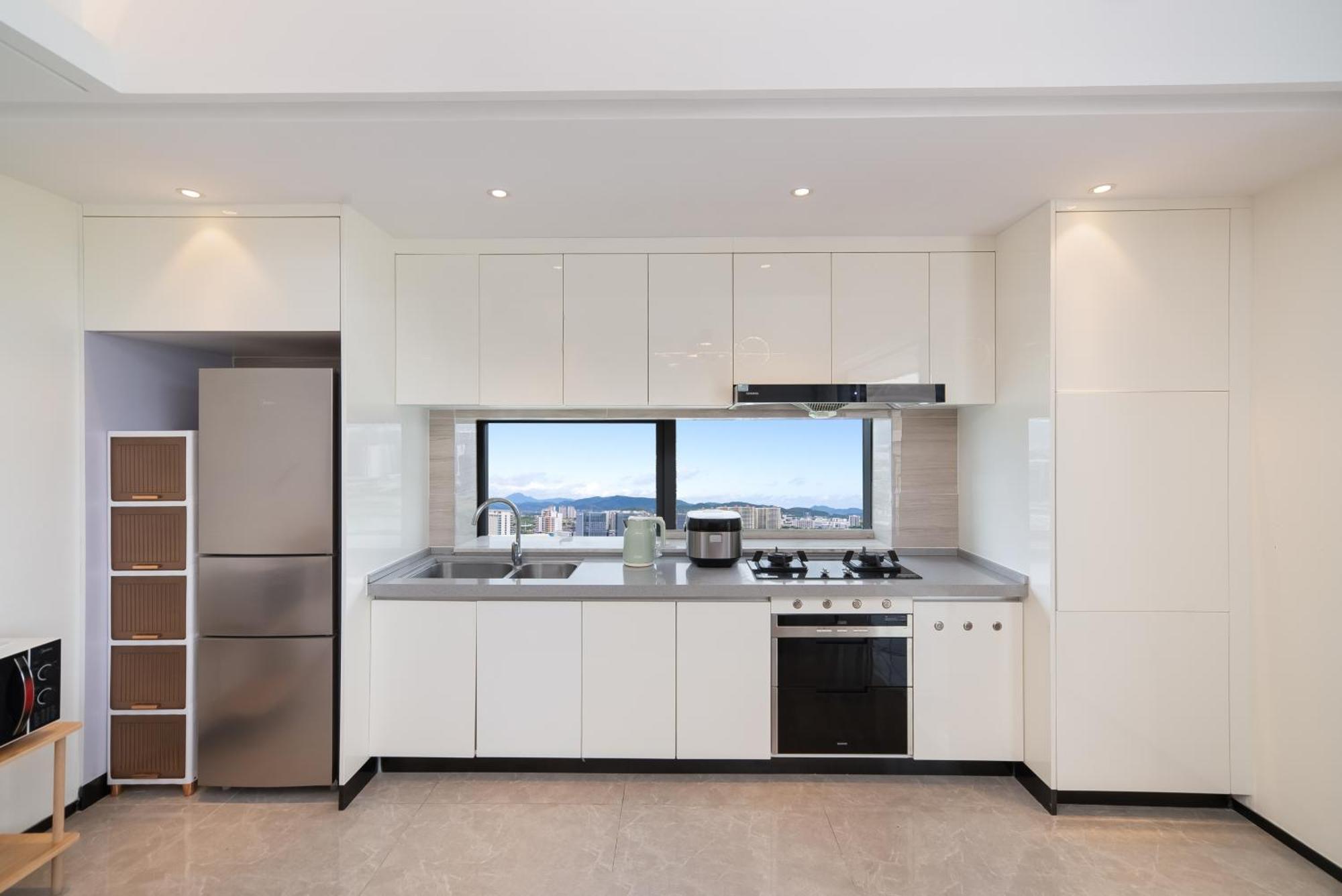 Puhai Sea View Apt By Hailan Tour At Sanya Yazhou Bay#Only 100 Meters To Beach And Sea Swimming Area Eksteriør billede