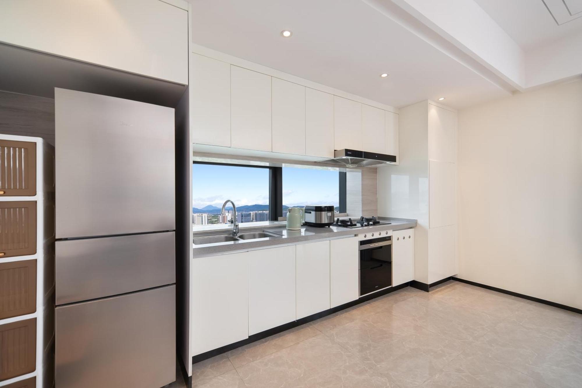 Puhai Sea View Apt By Hailan Tour At Sanya Yazhou Bay#Only 100 Meters To Beach And Sea Swimming Area Eksteriør billede