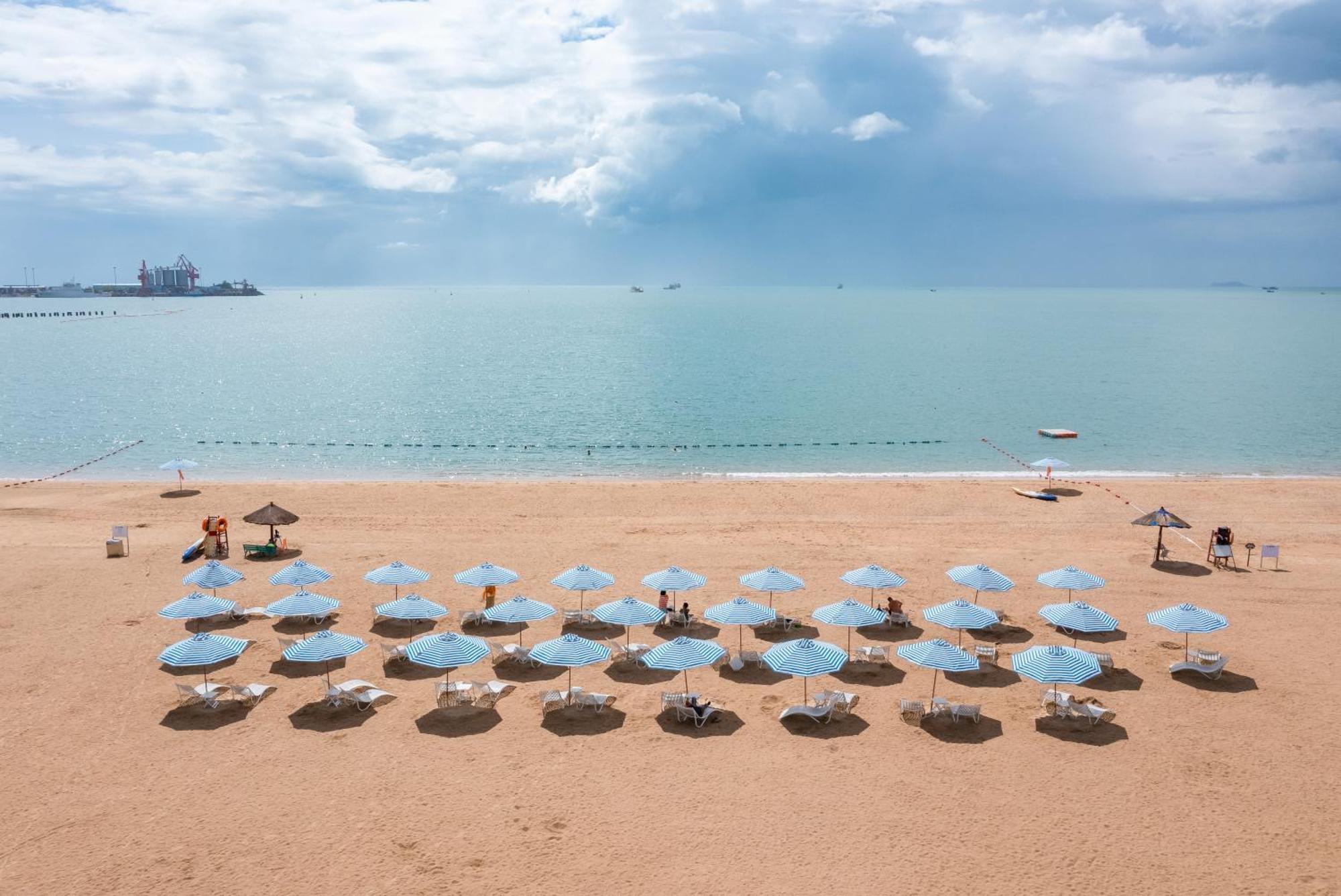 Puhai Sea View Apt By Hailan Tour At Sanya Yazhou Bay#Only 100 Meters To Beach And Sea Swimming Area Eksteriør billede