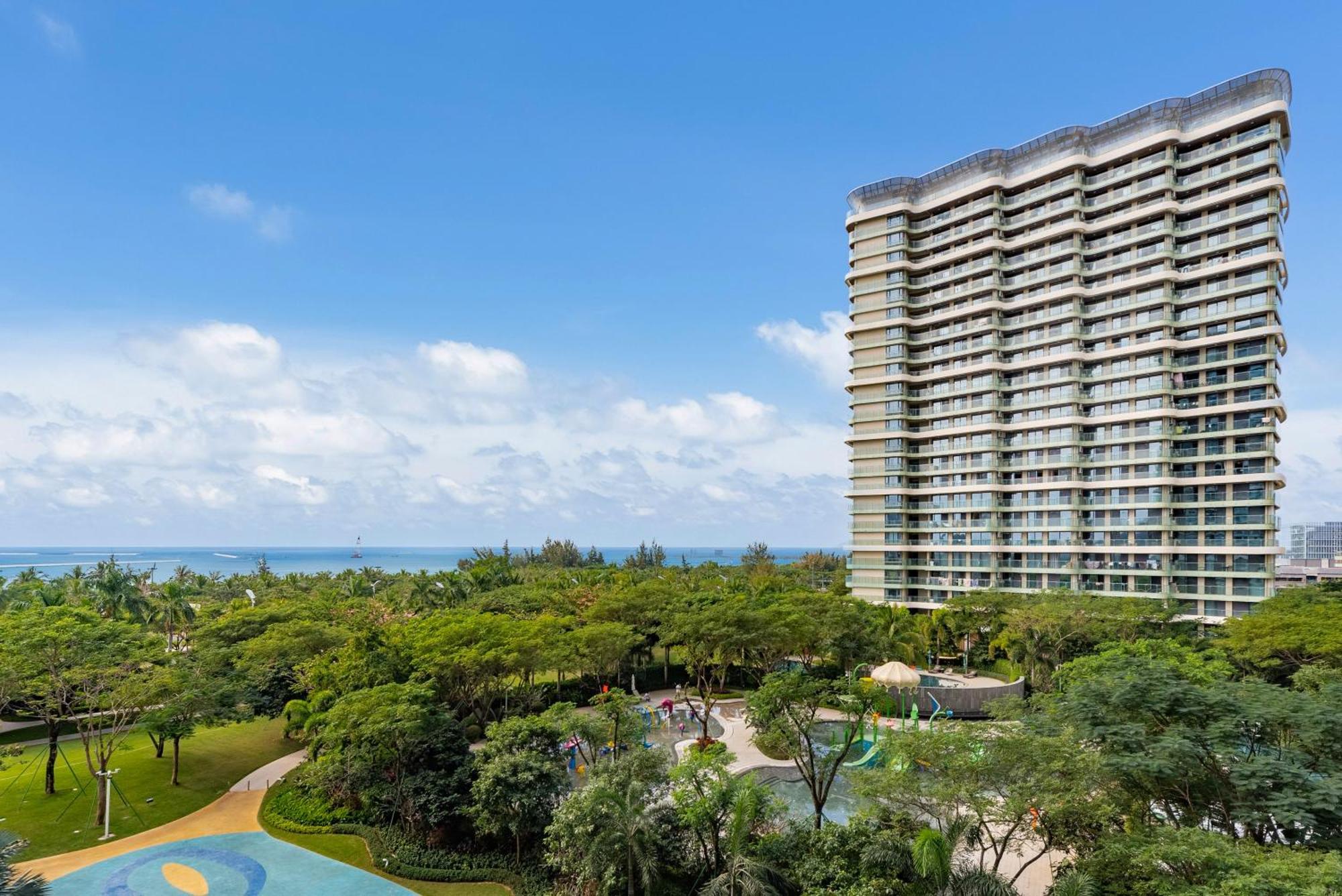 Puhai Sea View Apt By Hailan Tour At Sanya Yazhou Bay#Only 100 Meters To Beach And Sea Swimming Area Eksteriør billede