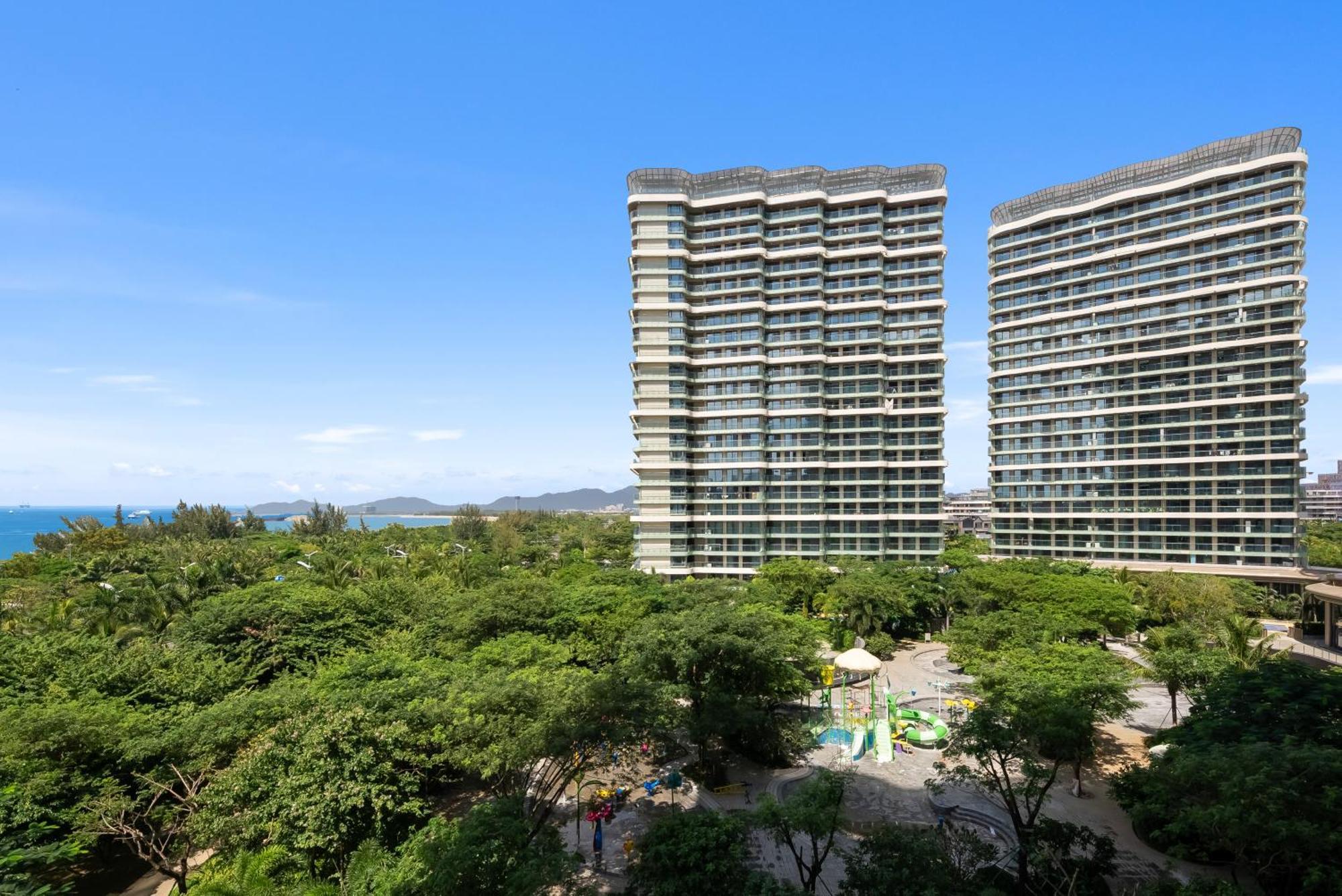 Puhai Sea View Apt By Hailan Tour At Sanya Yazhou Bay#Only 100 Meters To Beach And Sea Swimming Area Eksteriør billede