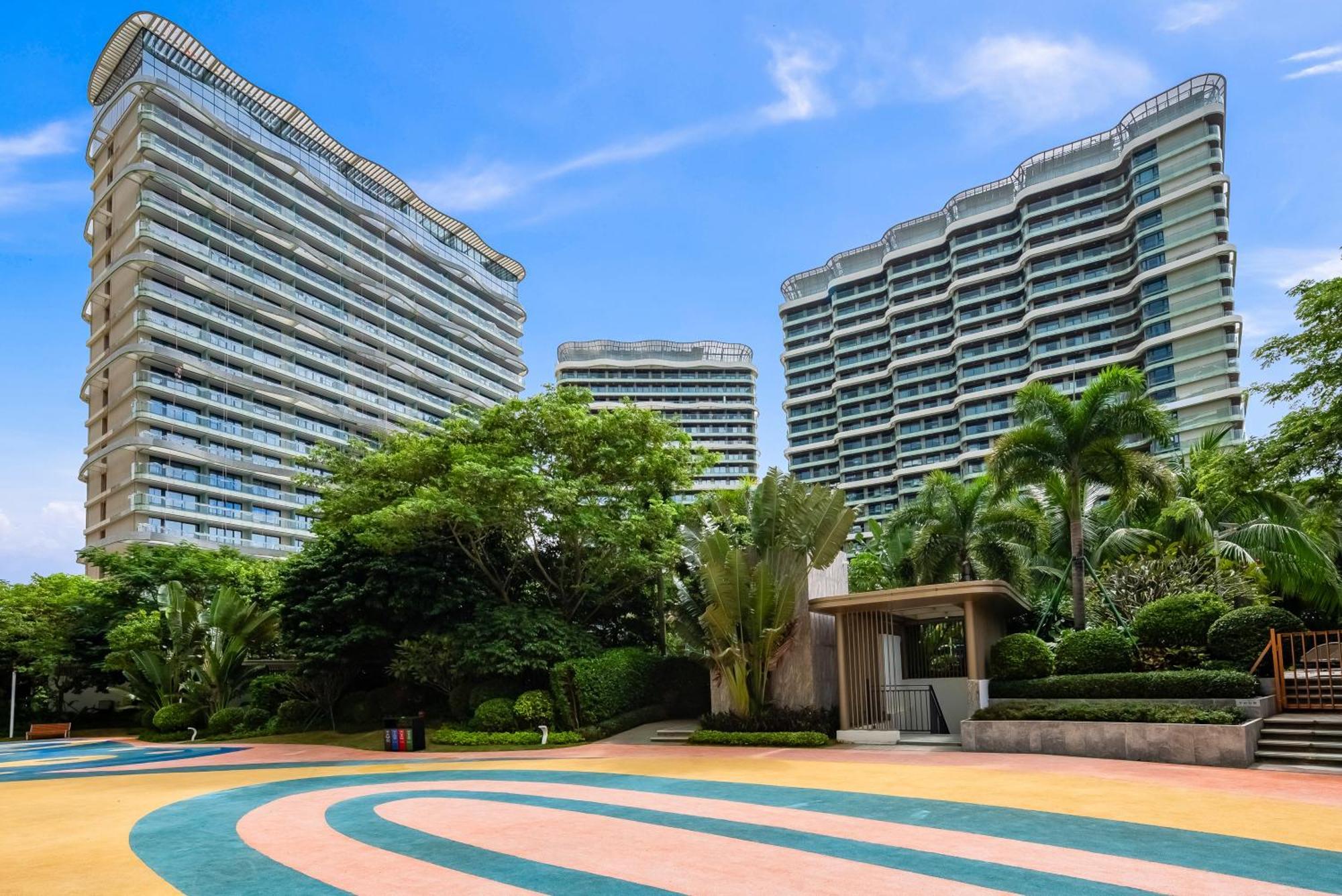 Puhai Sea View Apt By Hailan Tour At Sanya Yazhou Bay#Only 100 Meters To Beach And Sea Swimming Area Eksteriør billede