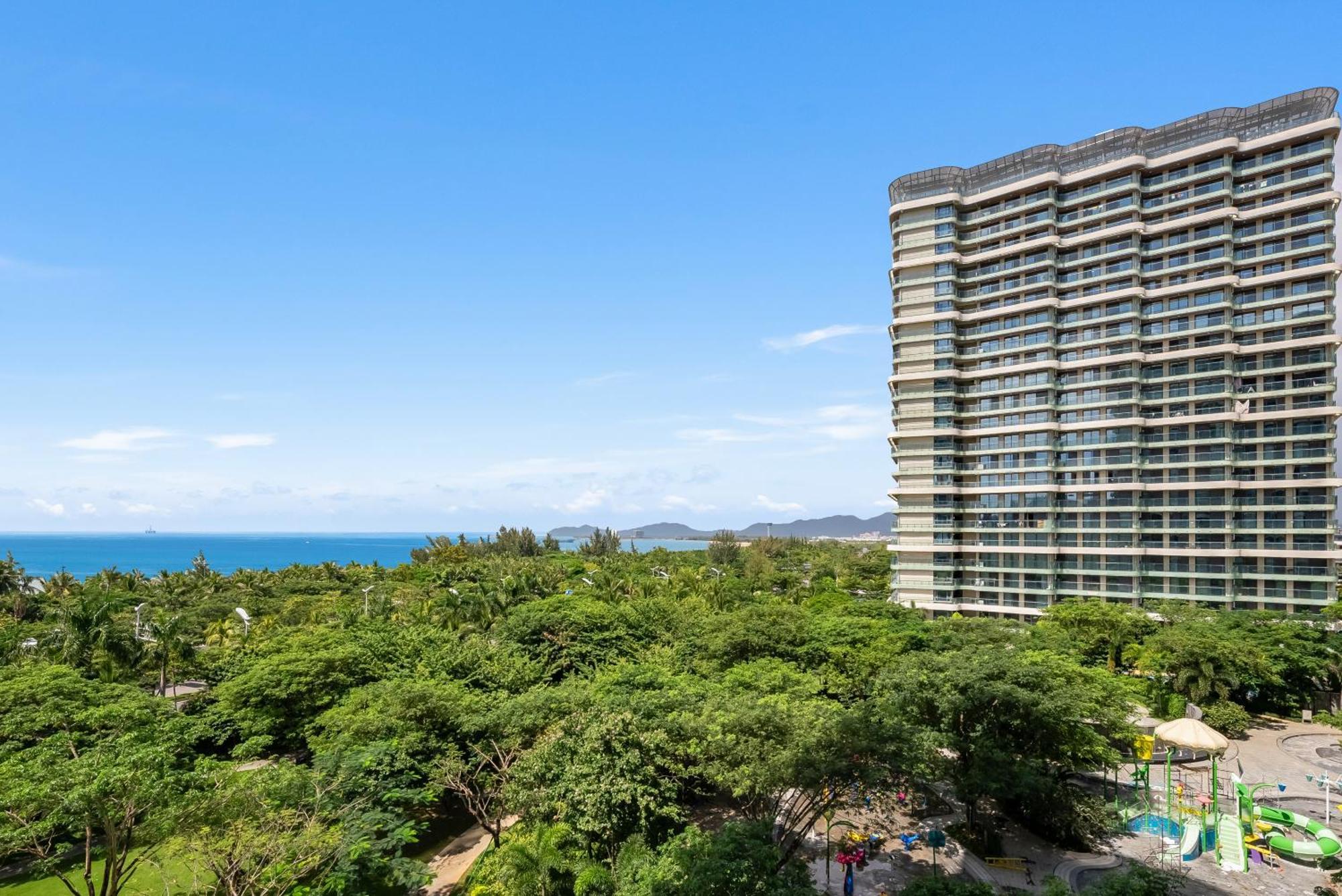 Puhai Sea View Apt By Hailan Tour At Sanya Yazhou Bay#Only 100 Meters To Beach And Sea Swimming Area Eksteriør billede