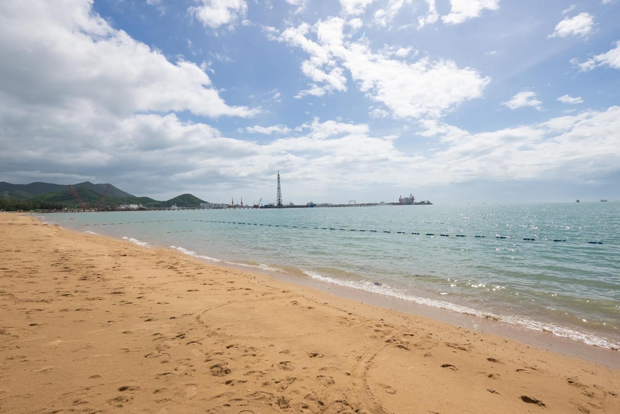 Puhai Sea View Apt By Hailan Tour At Sanya Yazhou Bay#Only 100 Meters To Beach And Sea Swimming Area Eksteriør billede