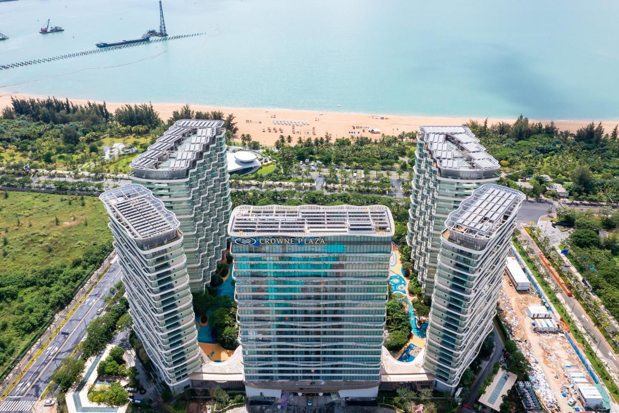 Puhai Sea View Apt By Hailan Tour At Sanya Yazhou Bay#Only 100 Meters To Beach And Sea Swimming Area Eksteriør billede