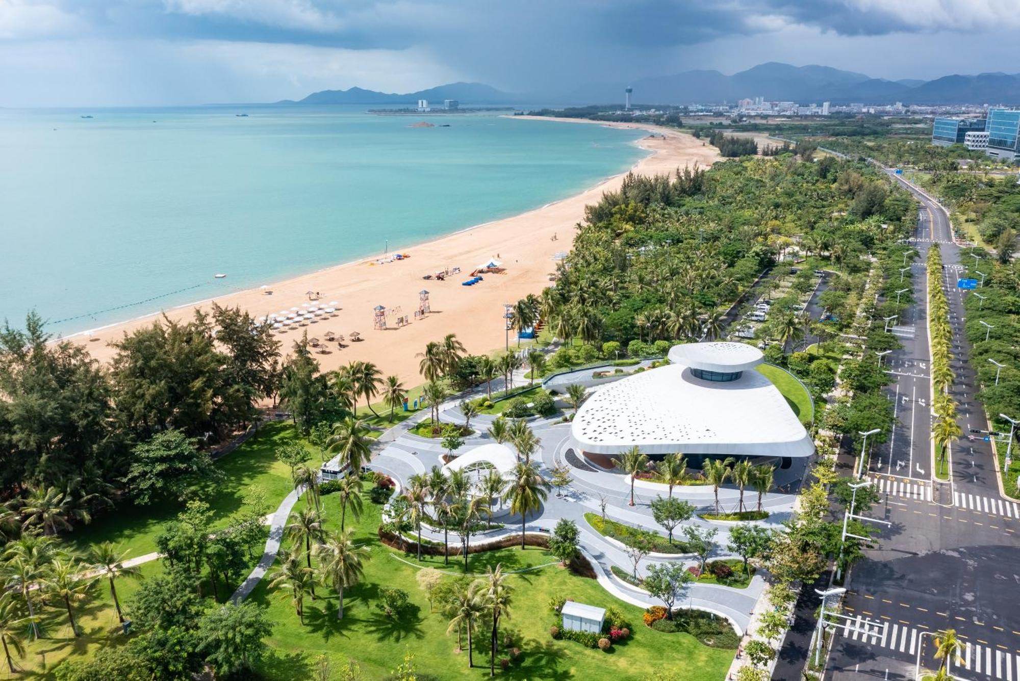 Puhai Sea View Apt By Hailan Tour At Sanya Yazhou Bay#Only 100 Meters To Beach And Sea Swimming Area Eksteriør billede